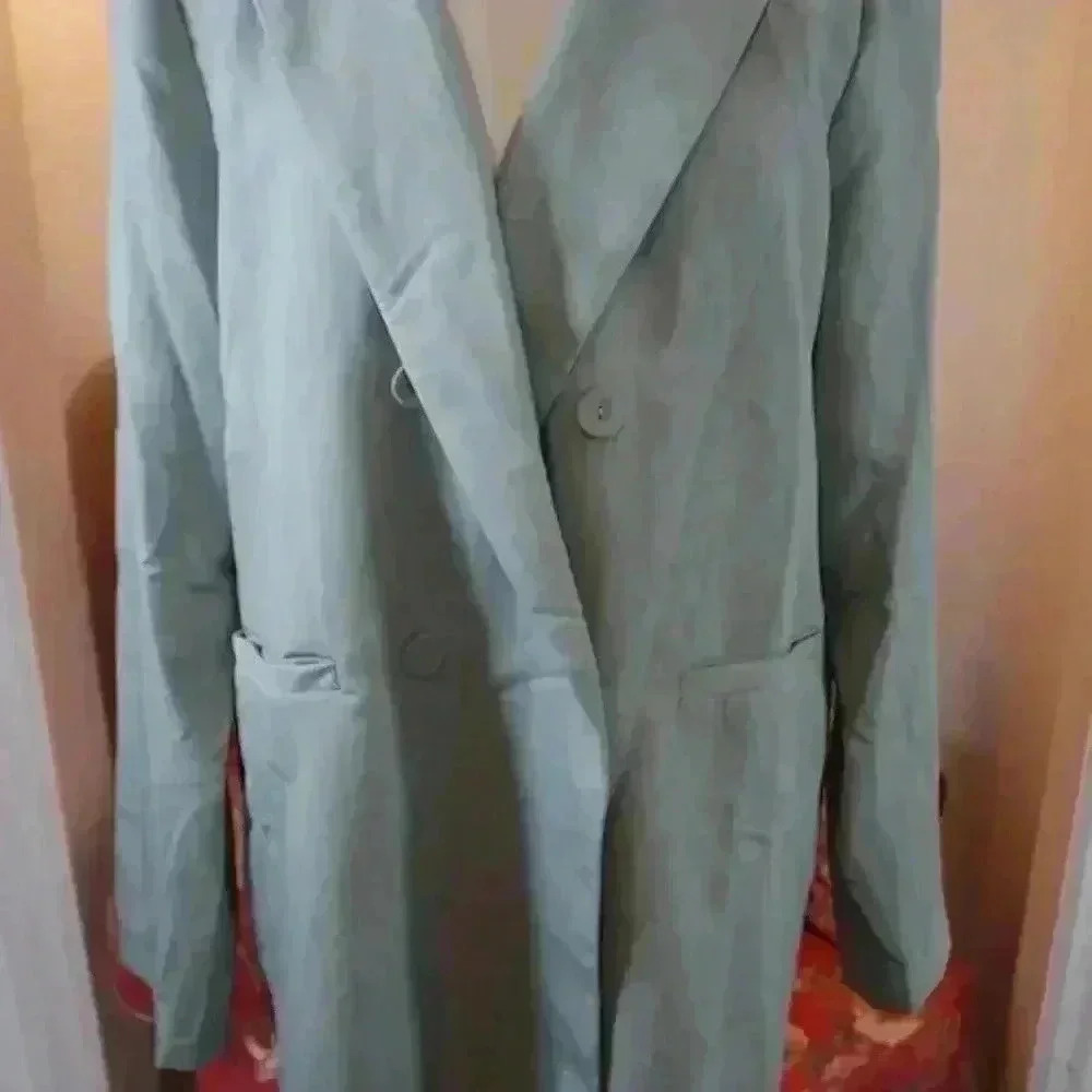 Petal & Pup Bridget Oversized Blazer Jacket - Sage Mint Green, Size XL | NWT - Picture 4 of 14